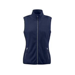 Printer RED Womens/Ladies Sideflip Body Warmer / Navy
